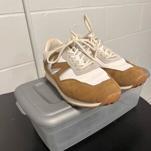 Tan sneakers